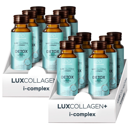 Морской коллаген с витаминным комплексом DETOX LUXCOLLAGEN+ i-complex, 12 шт. 