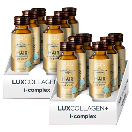 Морской коллаген с витаминным комплексом HAIR LUXCOLLAGEN+ i-complex, 12 шт.